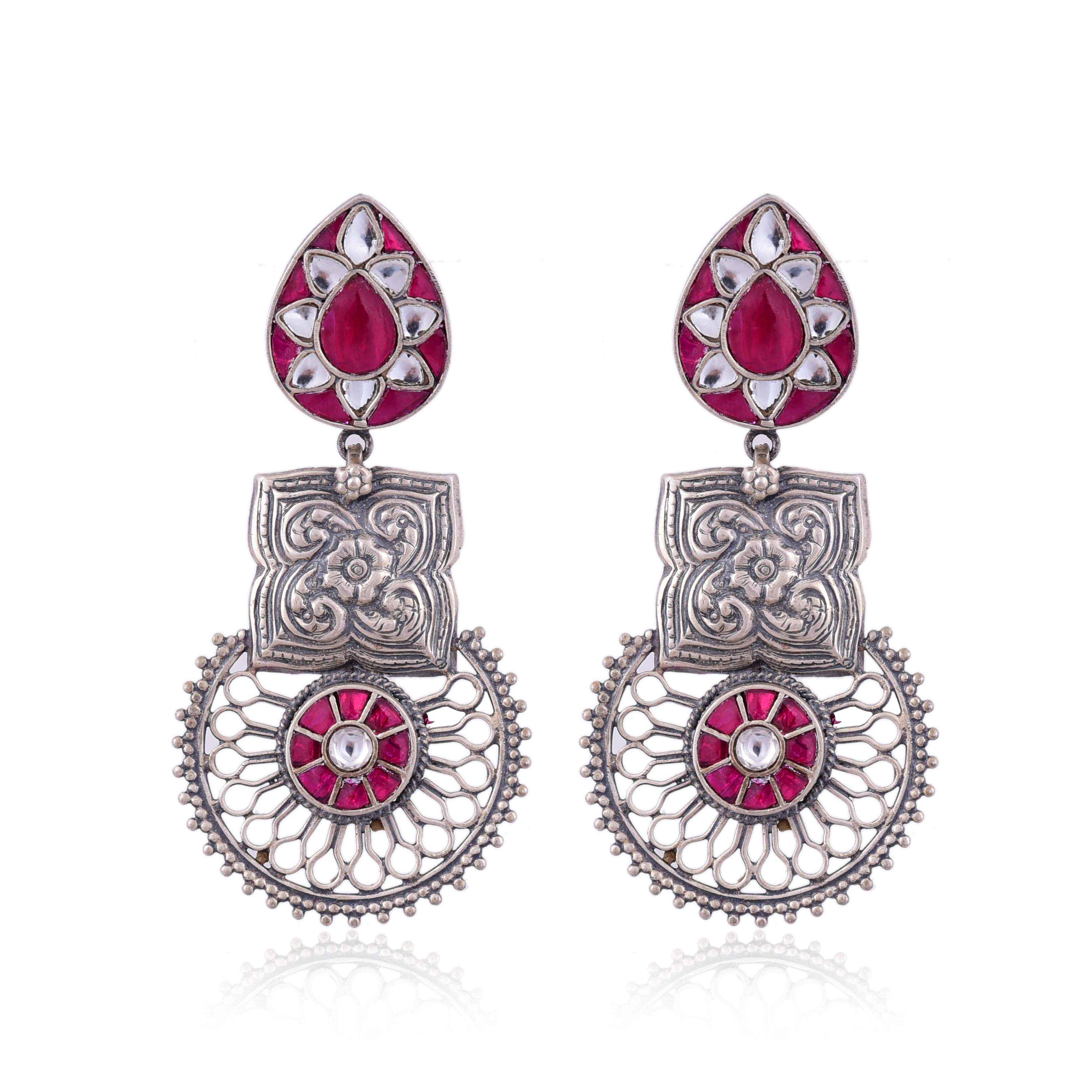 silver-kundan-earring--sku-5768